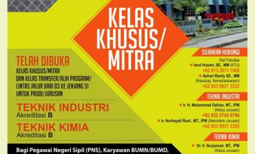Pengumuman Kelas Khusus 2016-2017